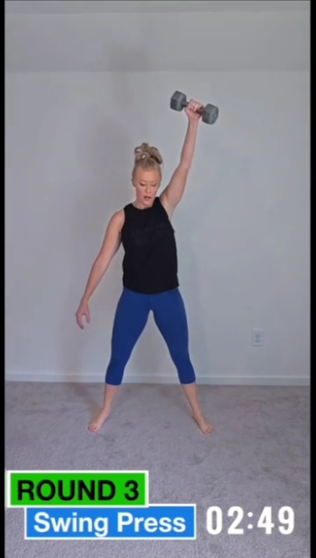 TABATA FULL BODY - ONE DUMBBELL